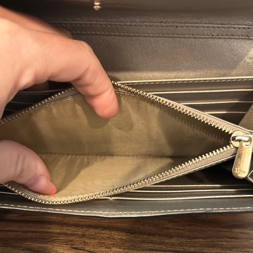 Dior Metallic Wallet